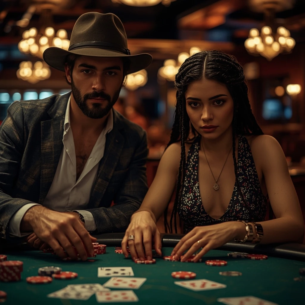 photo de deux joueurs de poker Sportsbet IO Casino
